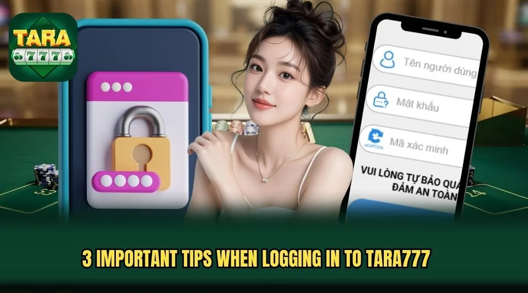 3 important tips when logging in to TARA777