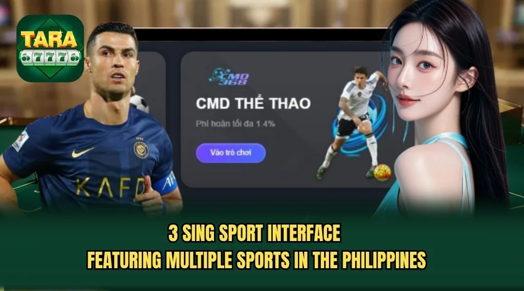 3 Sing Sport interface featuring multiple sports in the Philippines 3 Sing Sport interface featuring multiple sports in the Philippines
