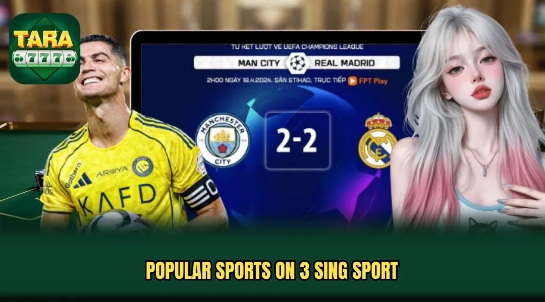 Popular sports on 3 Sing Sport Popular sports on 3 Sing Sport